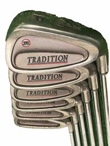 RAM Golf Tradition Iron Set 5-PW Regular Flex Steel Nice Grips Men RH 5i... - $77.18