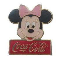 Minnie Mouse Coca Cola Walt Disney World Hat Lapel Pin 15th Anniversary ... - $6.91