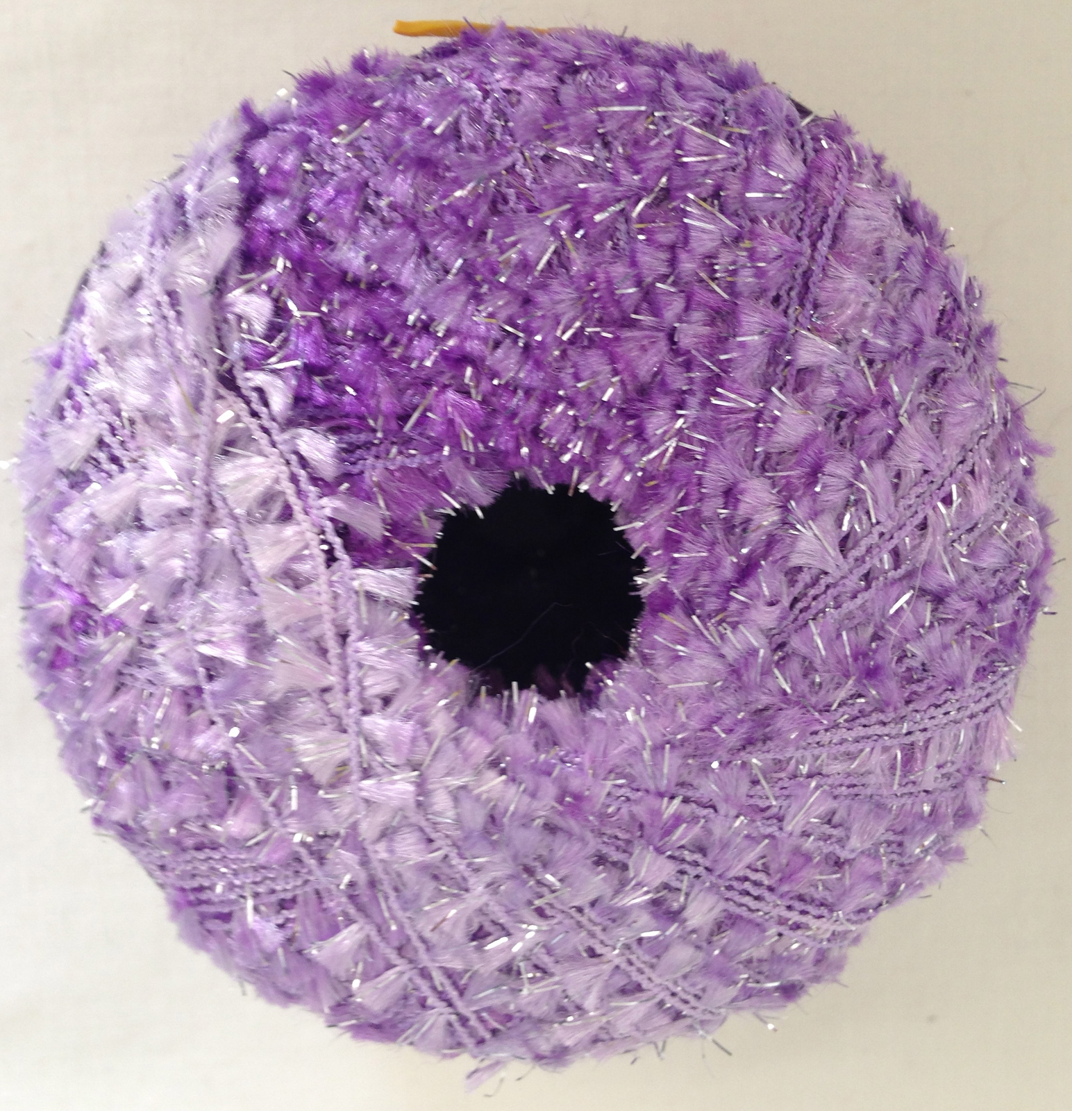 KARABELLA NEW MAGIC - WORSTED WT  EYELASH YARN - MULTICOLOR #22 PURPLE