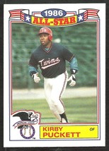 Minnesota Twins Kirby Puckett 1987 Topps Glossy All Star Insert #19 - £0.39 GBP