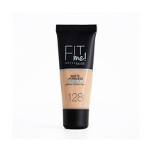 Maybelline Fit Me Matte &amp; Poreless Foundation 128 Warm Nude 30ml  - $20.00