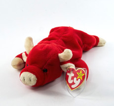 Ty Beanie Baby &quot;Snort&quot; The Bull  1995 Vintage with Tags - £7.19 GBP