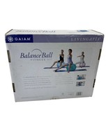 GAIAM  Balance Ball Beginner&#39;s Kit Small 55cm 3 Workout DVD &amp; Pump Bonus... - £13.29 GBP