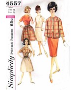 Misses&#39; Skirts, Blouse &amp; Jacket Vintage 1960&#39;s Simplicity Pattern 4557 S... - £9.59 GBP