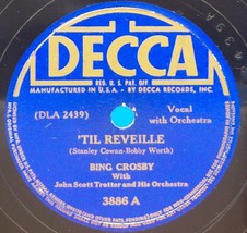 Bing Crosby 78 &#39;Til Reveille / My Old Kentucky Home E / EE- SH3F - £5.43 GBP