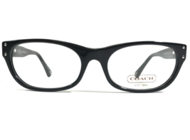 Coach Eyeglasses Frames HC 6034 Topaz 5002 Black Round Full Rim 52-17-135 - £59.62 GBP