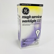 GE Specialty Light Bulb Rough Service Work Light 100 W 120v  1 Bulb 1160 Lumens - £9.83 GBP