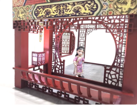 1:12 Chinese Dollhouse Only for 1/12 Scale Doll / Art / Decoration - $10.83 CAD+