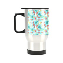 Insulated Stainless Steel Travel Mug - Commuters Cup - Beach  (14 oz) - £11.86 GBP