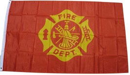 AES Wholesale Lot 100 3x5 Fire Dept. Department Emblem Crest Polyester Flag 3&#39;x5 - £244.08 GBP
