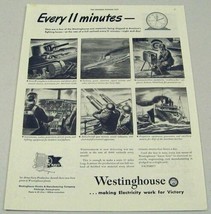 1942 Print Ad Westinghouse Electricity Victory WWII Tanks,Ships,Pittsburgh,PA - £11.44 GBP