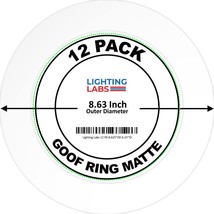 8&quot; Inch Recessed Can Lighting Down Light, Matte White Goof, By Lighting ... - £25.48 GBP
