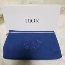 Christian Dior Denim Pouch Clutch bag Makeup Pouch Novelty 2022 size 27 x 16cm - £39.25 GBP