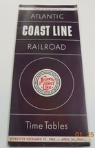 Atlantic Coast Line Railroad Time Tables December 1964 To April 1965 - £7.23 GBP