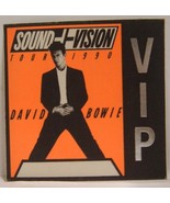 DAVID BOWIE - VINTAGE ORIGINAL CONCERT TOUR 1990 CLOTH BACKSTAGE PASS - €17,09 EUR