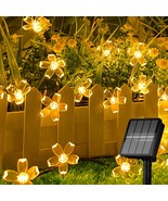 Solar String Lights for Outside 50 LED Solar Flower String Lights Outdoo... - £10.71 GBP