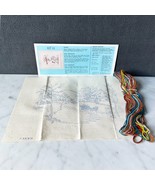 Vintage Crewel Embroidery Kit Snowy Horsedrawn Carriage Country Scene - ... - $25.97 CAD