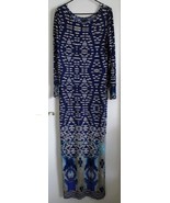 BCBG Max Azria Women&#39;s Geometric Print 60&quot; Long Dress Size 12 - $1,421.23 MXN