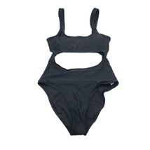 Aerie One Piece Swimsuit Cheeky Cutouts Square Neck Black S - £22.83 GBP