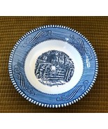 Vintage Blue and White Bowl, 5.5 Inches Wide, Colonial or Victorian Era ... - $18.45