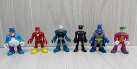 Imaginext DC lot figures Batman  Joker Blue Penguin Mr Freeze The Flash ... - $20.57