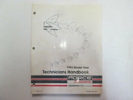1994 Force Outboards Technicians Handbook Manual WATER DAMAGED WORN OEM - $6.99
