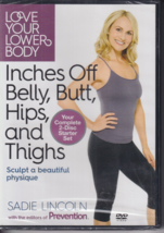 Love Your Lower Body -  Inches off Belly Butt Hips 2 DVD Workout Starter set - £8.58 GBP