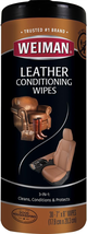 Leather Cleaner &amp; Conditioner Wipes with UV Protection, Prevent Cracking... - $7.10