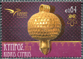 Cyprus 2021. Handicraft Jewelry in the Mediterranean (MNH OG) Stamp - £1.51 GBP
