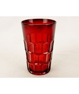 Ruby Glass Tumbler, 10 Oz, Vintage Anchor Hocking, High Point Diamond Pa... - €10,83 EUR