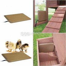 Chickens Nesting Box Thermo Heated Cozy Pad Peeps Chicken Coop Heater Thermostat - £28.99 GBP