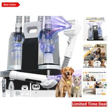 Powerful 10000 Pa Dog Grooming Vacuum &amp; Dryer Kit – Perfect for All Breeds - $195.97