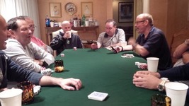 Velvet poker table cover fits 52&quot; ROUND TABLE - DWS/ BL BAG fs- custom made - £117.68 GBP