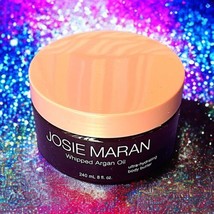 Josie Maran Whipped Argan Oil Body Butter in Peachy Vanilla 8 oz. New No Box - £21.71 GBP