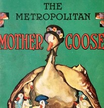 1920s Mother Goose PB Metropolitan Life Insurance Emma Clark Illustrated... - $562.22 MXN