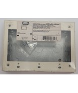 Hubbell HBL57483IV Raceway Metal Box 3 Gang , Ivory - $163.46 MXN