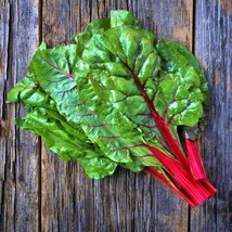 USA Seller Ruby Red Swiss Chard Garden Seeds Open Pollinated Vegetable Garden Se - £12.00 GBP