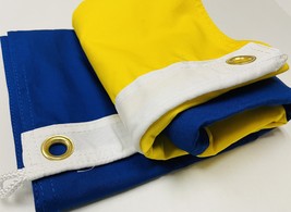 Ukraine Government Flag Sewn Cotton Canvas Bunting 3x5 Feet - £60.67 GBP