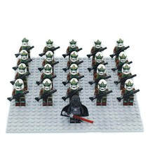 21Pcs/set Boba Fett Army Military Star Wars Minifigure Building Toys Gift - £26.37 GBP
