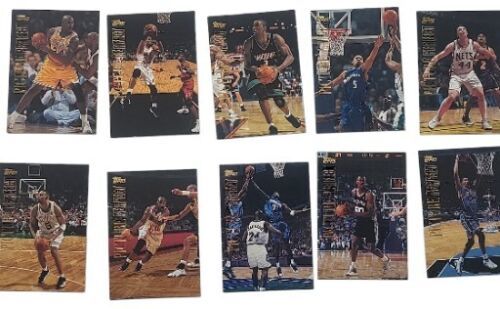 1999-2000 Topps Basketball Picture Perfect Insert Set of 10 - Shaq KG Mourning - $18.80