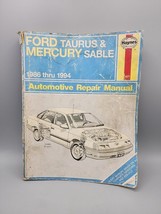 Haynes Repair Manual  #1421 Ford Taurus &amp; Mercury Sable 1986 - 1994 Worn - £2.70 GBP