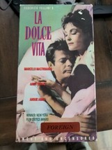 La Dolce Vita Parts 1&amp;2 - Uncut, Uncensored!  1960 by Federico Fellini-2 VHS Set - £11.04 GBP