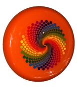New! Frisbee Orange Spiral 9” Flying Disc Pet Athletic Sports Swirl-SHIP... - $216.50 MXN