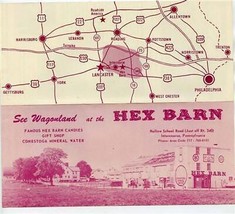See Wagonland at the Hex Barn Brochure Intercourse Pennsylvania  - £9.30 GBP