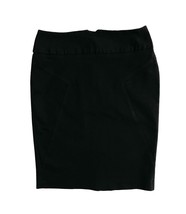 Premise Black Pencil Skirt Above Knee Fitted Stretch Office Work Wear SZ 4 - £15.43 GBP