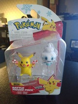New! Pokemon Battle Figure Pack Pikachu and Vanillite Free Shipping - £11.62 GBP