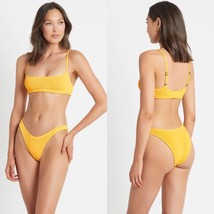 Bound By BOND-EYE Sunny Eco Strap Saint Crop Bikini Top (O/S) Nwt - £95.92 GBP