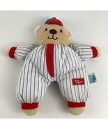 Oshkosh Baby B&#39;gosh 10&quot; Plush Stuffed Animal Doll Baseball Bear Toy Vint... - £155.07 GBP