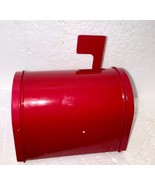 RED MAILBOX Gift Box  Red Metal Mailbox Opens Flag Goes Up - $265.63 MXN