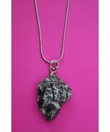 Meterorite Necklace W/ Chain Campo Del Cielo 15.1 Grams Genuine Dino Gir... - $52.10 CAD